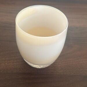 Glassybaby Pre-Triskelion‎ True White 39 Glass Votive Candle Holder Glassy Baby